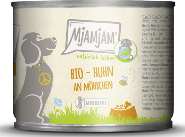 Bild 1 von MjAMjAM Bio natürlich lecker - Huhn an Möhrchen, 200 g