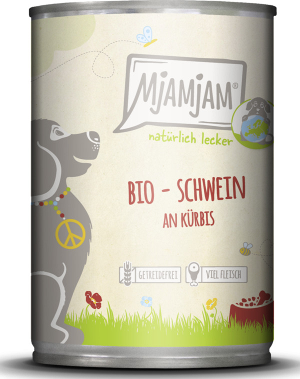 Bild 1 von MjAMjAM Bio natürlich lecker - Schwein an Kürbis, 400 g