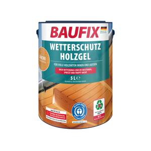 BAUFIX Wetterschutz-Holzgel lärche, 5 Liter
