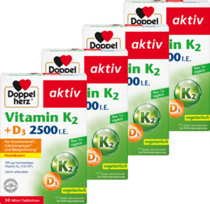 Doppelherz Großpackung Vitamin K2 + D3 2500 I.E.