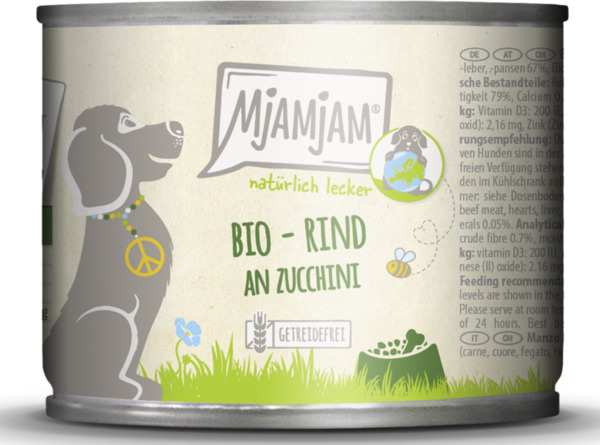 Bild 1 von MjAMjAM Bio natürlich lecker - Rind an Zucchini, 200 g