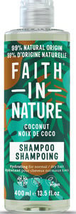 Faith in Nature Shampoo Kokos, 400 ml