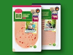 Metzgerfrisch Bio Wurstaufschnitt, 
         125 g