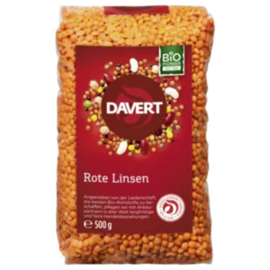 Davert
rote Linsen