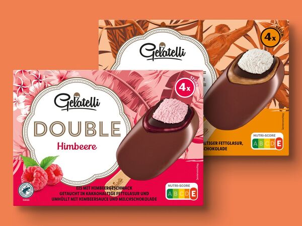 Bild 1 von Gelatelli Premium/Double Stieleis, 
         4x 90/4x 85 ml