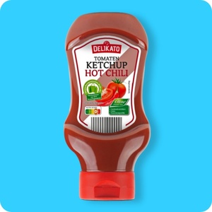 DELIKATO Ketchup, Hot Chili oder Light⁸