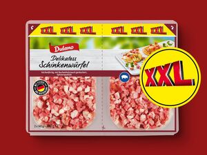 Dulano Delikatess Schinkenwürfel XXL, 
         2x 140 g