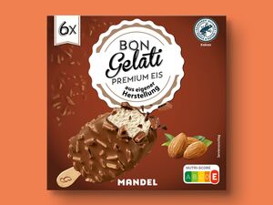 Bon Gelati Stieleis Mandel, 
         6x 120 ml