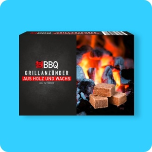 BBQ Grillanzünder, Aus Holz und Wachs oder auf Paraffinbasis