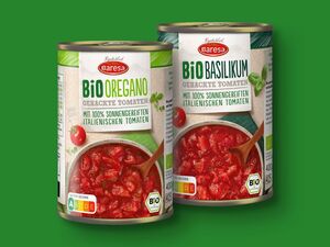 Baresa Bio Italienische Tomaten gehackt, 
         425 ml; Abtropfgewicht: 260 g