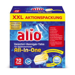 ALIO Geschirr-Reiniger-Tabs All-in-one XXL 21g
