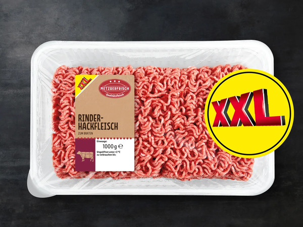 Bild 1 von Metzgerfrisch Rinder-Hackfleisch XXL, 
         1 kg