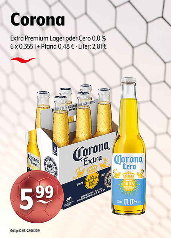 Bild 1 von Corona Extra Premium Lager oder Cero 0,0 %