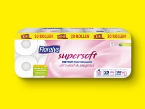 Floralys Toilettenpapier XXL, 
         20x 180 Blatt