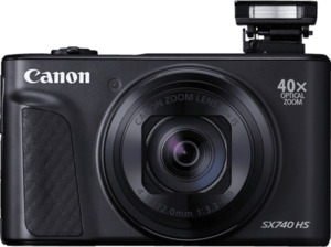 CANON PowerShot SX740 HS Digitalkamera Schwarz, 40fach opt. Zoom, LCD (TFT), WLAN