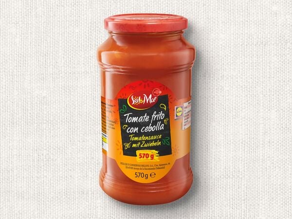 Bild 1 von Sol & Mar Tomato frito Tomatensauce mit Zwiebeln, 
         570 g