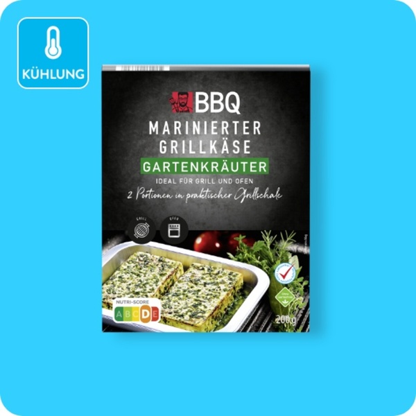 Bild 1 von BBQ Marinierter Grillkäse, Gartenkräuter oder Paprika