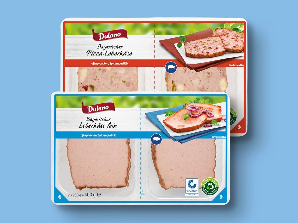 Bild 1 von Dulano Bayerischer Mini-Leberkäse, 
         400/350 g