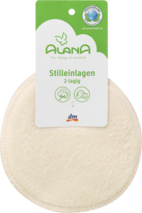 ALANA Stilleinlagen 2-lagig aus Bio-Baumwolle und Seide