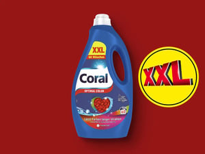 Coral Flüssigwaschmittel XXL 60 Wäschen, 
         3 l