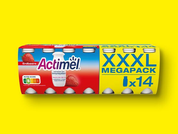 Bild 1 von Danone Actimel Drink XXXL Megapack, 
         14x 100 g