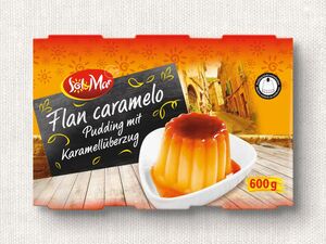 Sol & Mar Flan caramelo, 
         6x 100 g