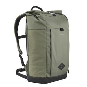 Wanderrucksack Naturwandern NH500 Escape Rolltop 32 L khaki