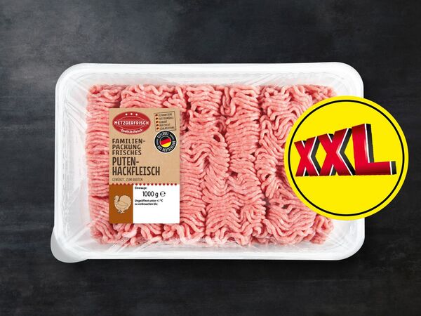 Bild 1 von Metzgerfrisch Frisches Putenhackfleisch XXL, 
         1 kg