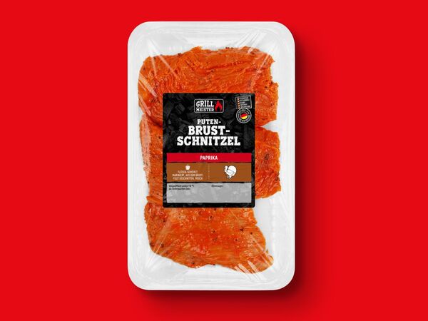 Bild 1 von Grillmeister Putenbrustschnitzel, 
         550 g