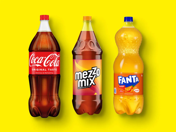 Bild 1 von Coca-Cola/Fanta/Sprite/Mezzo Mix, 
         2 l zzgl. -.25 Pfand
