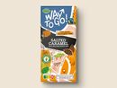 Bild 1 von Fairglobe Way to go! Tafelschokolade Salted Caramel Vollmilch, 
         180 g