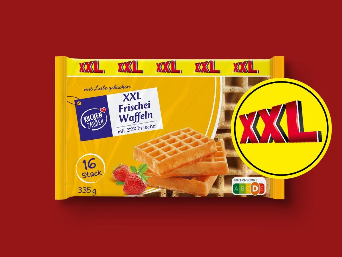 Bild 1 von Kuchenzauber Frischei Waffeln XXL, 
         335 g