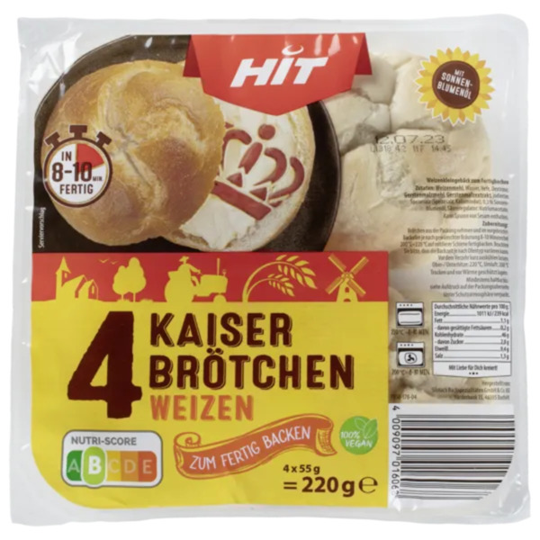 Bild 1 von HIT
Kaiserbrötchen