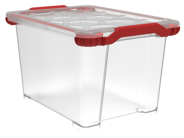 Bild 1 von Rotho Aufbewahrungsbox Evo Total inkl. Deckel 44 L transparent