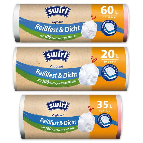 Bild 1 von Swirl Zugband-Müllbeutel