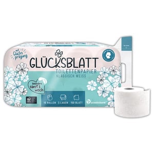 Glücksblatt Toilettenpapier