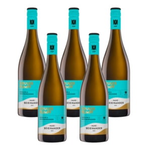 Beieinander Riesling Weißburgunder, 6 Flaschen à 0,75 l