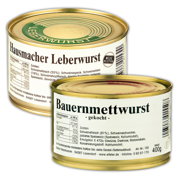 Bild 1 von Gutes aus der Eifel Hausmacher Wurst-Spezialität