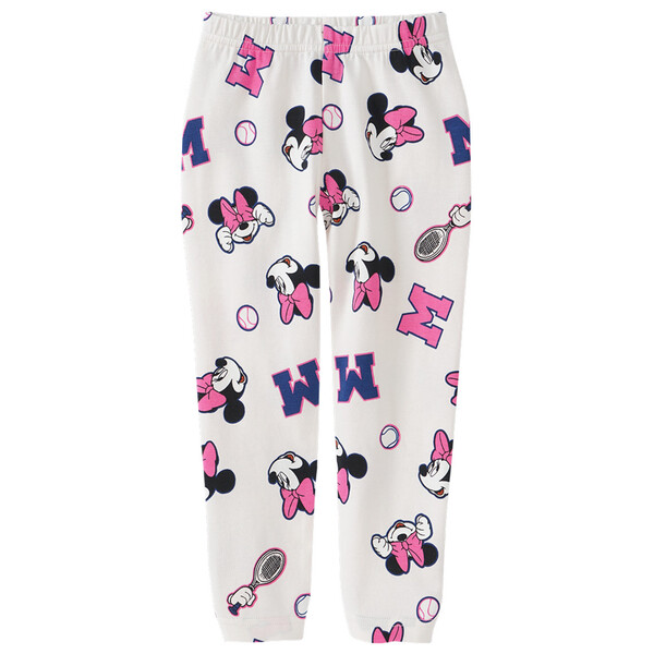 Bild 1 von Minnie Maus Leggings mit Allover-Print CREMEWEISS