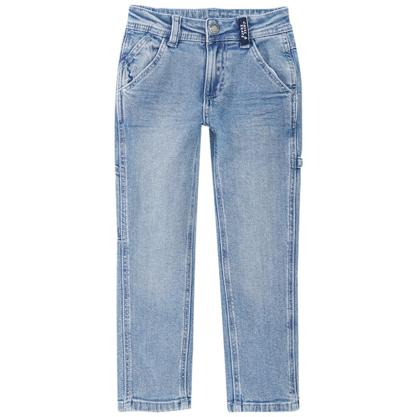 Bild 1 von Jungen Straight-Jeans mit verstellbarem Bund BLAU