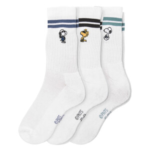 3 Paar Peanuts Socken im Set WEISS