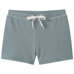 Jungen Badehose mit Wabenstruktur GRAUGRÜN