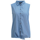 Bild 1 von Damen Bluse mit Knotendetail HELLBLAU