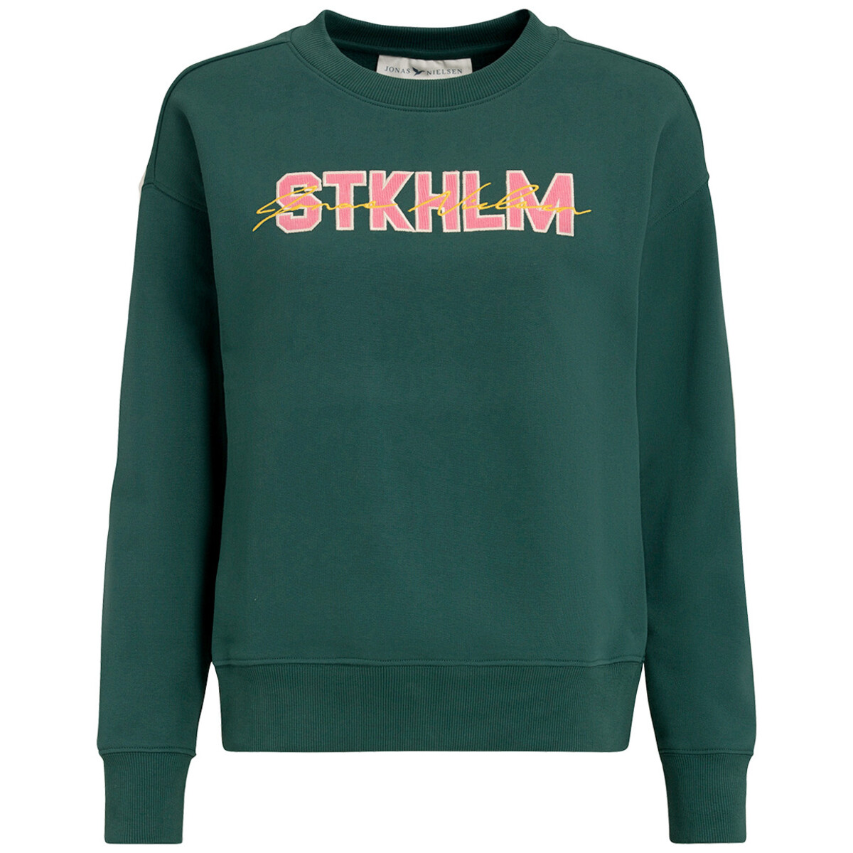 Bild 1 von Damen Sweatshirt mit Stickerei DUNKELGRÜN