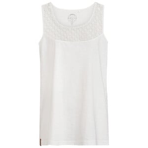 Damen Top mit Allover-Muster WEISS