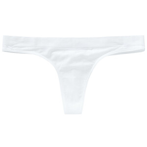 Damen Seamless-String aus Mikrofaser WEISS