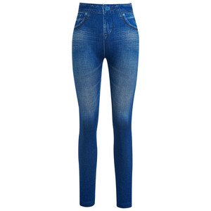 Damen Leggings im Denim-Look DUNKELBLAU