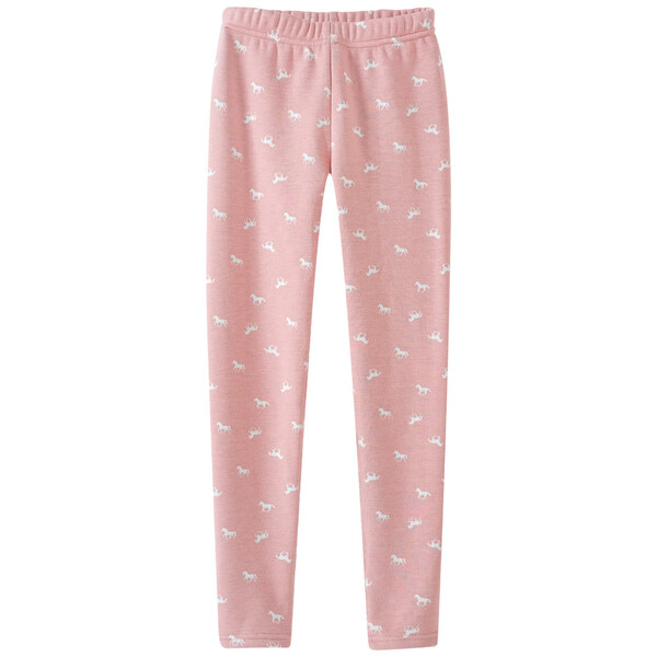 Bild 1 von Mädchen Thermo-Leggings mit Pferde-Allover ROSA