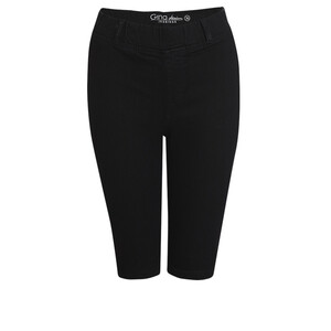 Damen Jeggings in Radler-Länge SCHWARZ