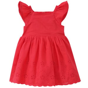 Baby Kleid aus Bio-Baumwolle ROT